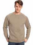 Hanes Men’s Nano Prem Lghtwght Crwnck Swtshrt - Khaki (SM)