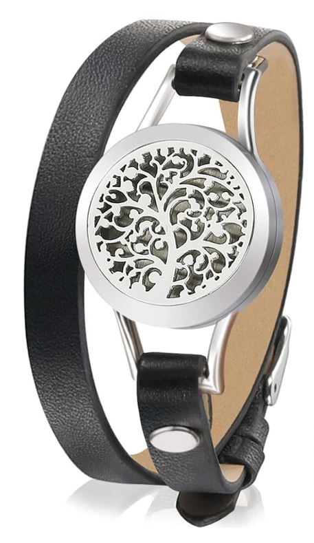 Essential Oil Diffuser Bracelet (Black)