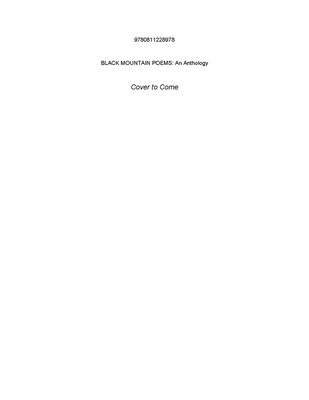 Black Mountain Poems