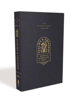 Niv, Psalms and Proverbs, Leathersoft Over Board, Navy, Comfort Print: Poetry and Wisdom for Today