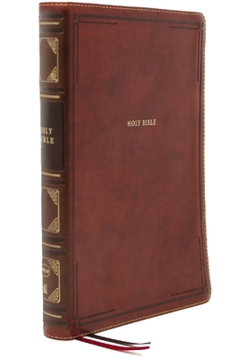 Nkjv, Thinline Bible, Large Print, Leathersoft, Brown, Comfort Print: Holy Bible, New King James Version