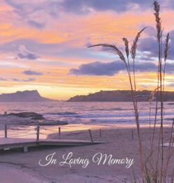 Funeral Guest Book, "In Loving Memory" Memorial Service Guest Book, Condolence Book, Remembrance Book for Funerals or Wake: HARD COVER. A lasting keep