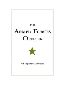 The Armed Forces Officer