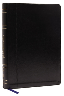 Niv, Chronological Study Bible, Leathersoft, Black, Comfort Print: Holy Bible, New International Version
