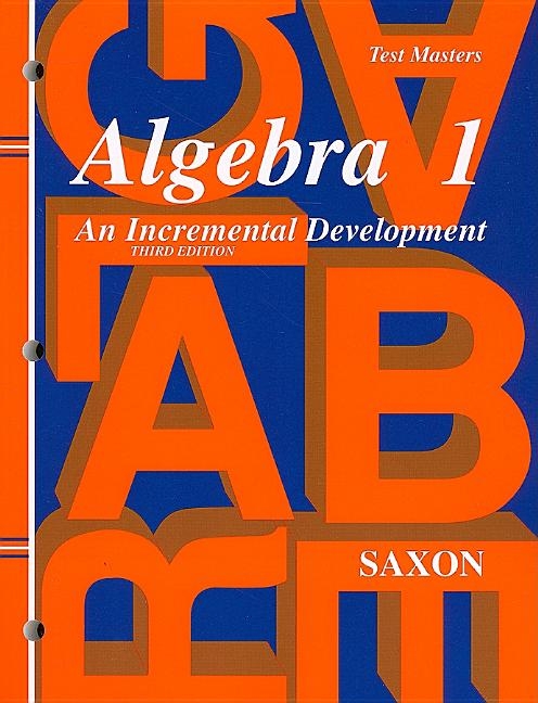 Algebra 1: Test Masters