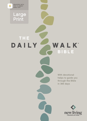 The Daily Walk Bible Large Print Nlt, Filament Enabled (Softcover)