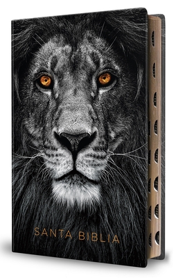 Biblia Reina Valera 1960 Letra Grande. Biblia Le?n S?mil Piel ?ndice / Spanish B Ible Rvr 1960 Handy Size Large Print Imitation Leather Lion of Judah
