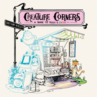 Creature Corners: A Book to Trace and Color