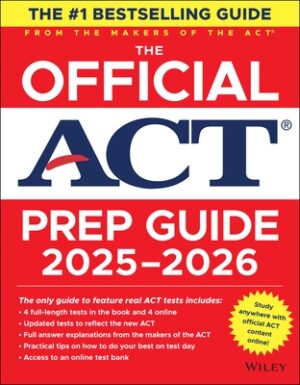 The Official ACT Prep Guide 2025-2026: Book + Online Course
