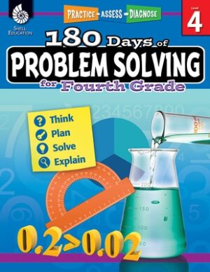 180 Days of Problem Solving for Fourth Grade: Practice, Assess, Diagnose