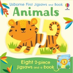Usborne First Jigsaws and Book: Animals [With Puzzle]