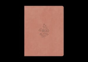 ESV Single Column Journaling Bible (Trutone, Blush Rose, Wildflower Design)