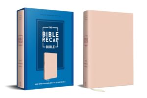 The Bible Recap 365-Day Chronological Study Bible: English Standard Version - Imitation Leather, Pink