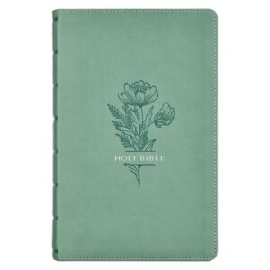 KJV Bible Giant Print Faux Leather, Teal
