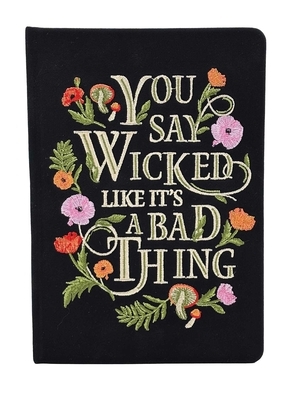 Wicked Embroidered Journal