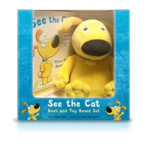 See the Cat Book and Toy Boxed Set: (Gift Set with Dog Plush Stuffed Animal and Humorous Read-Aloud Book for Children Ages 4-8)