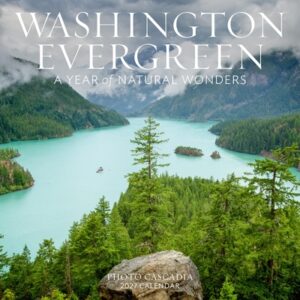 Washington Evergreen Wall Calendar 2027: A Year of Natural Wonders