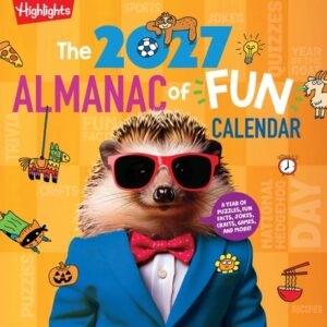 The 2027 Almanac of Fun Calendar: A Year of Puzzles, Fun Facts, Jokes, Crafts, Games, and Stickers!