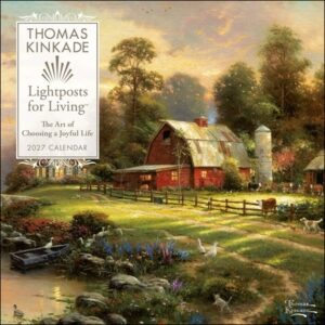 Thomas Kinkade Lightposts for Living 2027 Wall Calendar