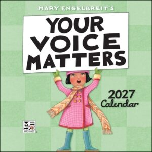 Mary Engelbreit's Your Voice Matters 2027 Wall Calendar