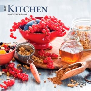 Kitchen 2027 7 X 14 Inch (Hanging) Monthly Mini Wall Calendar