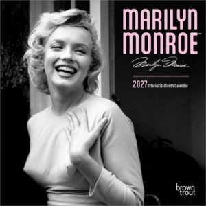Marilyn Monroe Official 2027 7 X 14 Inch (Hanging) Monthly Mini Wall Calendar