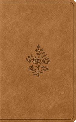 ESV Vest Pocket New Testament with Psalms and Proverbs, Red Letter (Trutone, Nubuck Caramel, Wildflower Design)