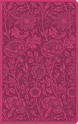 ESV Vest Pocket New Testament with Psalms and Proverbs, Red Letter (Trutone, Berry, Floral Design)