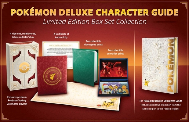 Pok?mon Deluxe Character Guide Limited Edition Box Set Collection