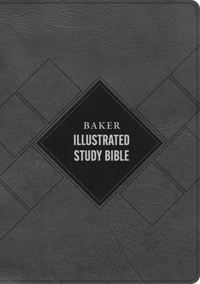 CSB Baker Illustrated Study Bible, Charcoal Leathertouch